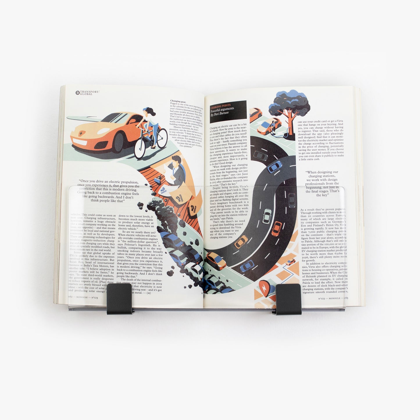 ClearVista Magazine Rack